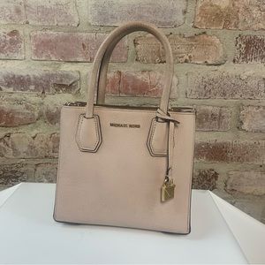 Michael Kors small blush pebble leather bag